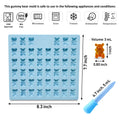 Larger Bears Silicone Gummy Bear Mold 2 Pack + 2 Bonus Droppers-Silicone Molds-Yummy Gummy Molds