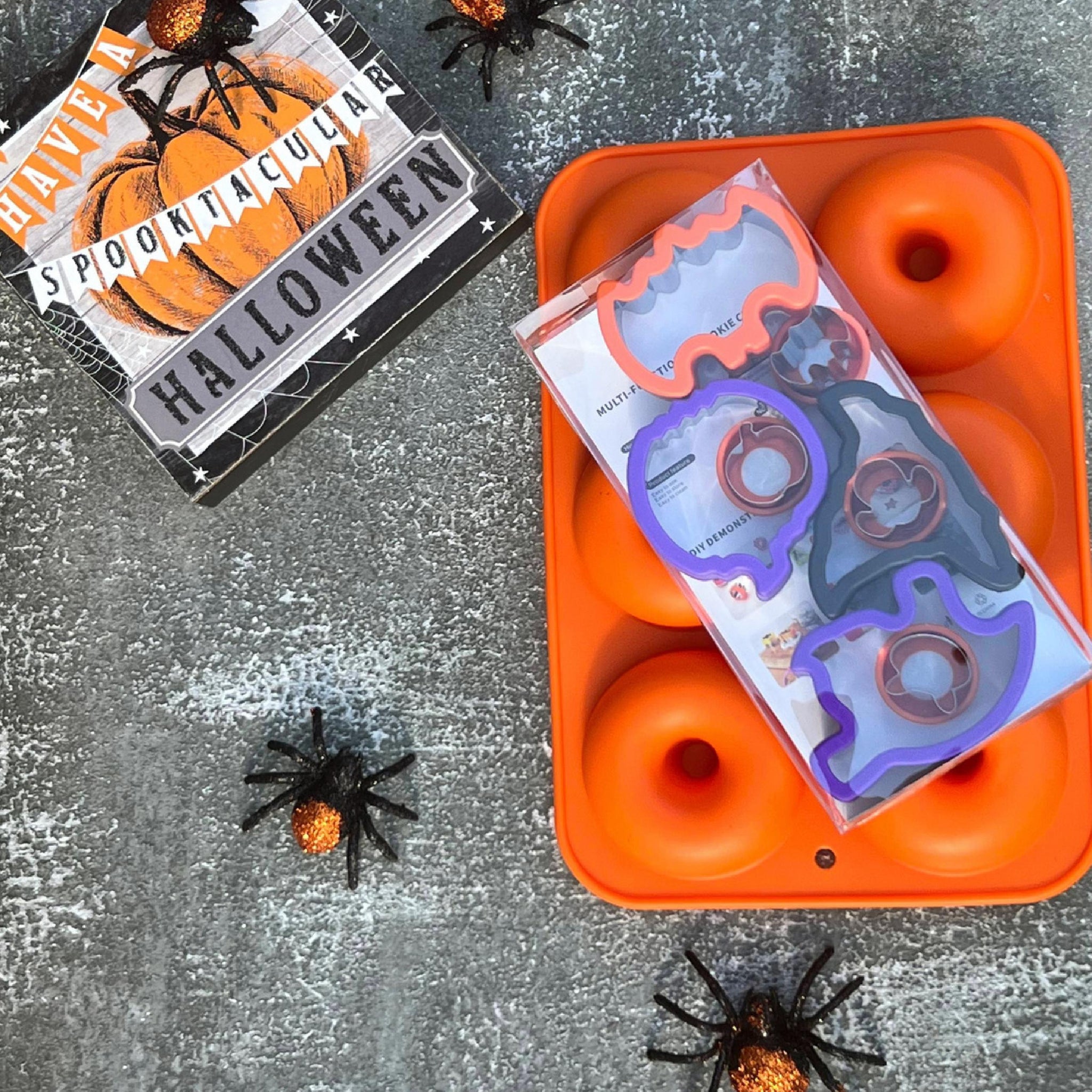 Halloween Bundle - Halloween Cookie Cutters and Donut Mold