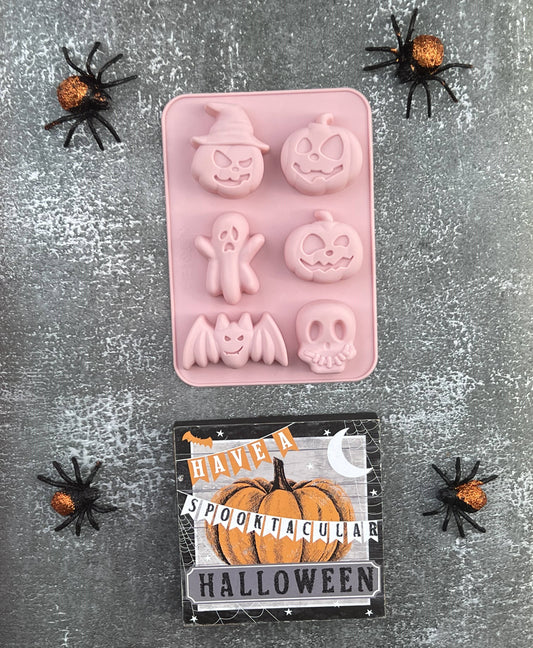 6-Cavity Halloween Silicone Molds (2 Pack)