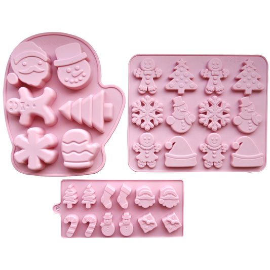 Yummy Gummy Molds Holiday Christmas molds 3 pack